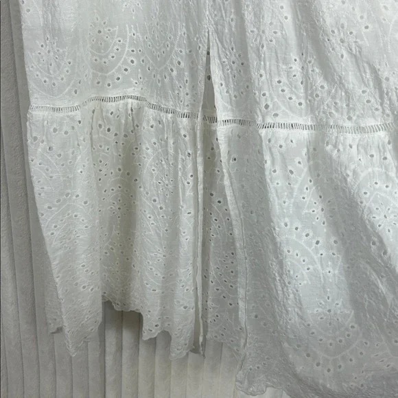 Simplee Eyelet Lace Coquette Cottagecore Romantic maxi dress XL - Picture 4 of 11